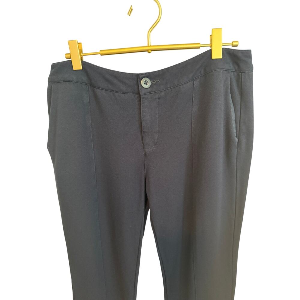 CABI Navy Blue Ponte Ankle Pants 8 Center Seams Stretch Slim Trousers 5073 EUC - Picture 6 of 9